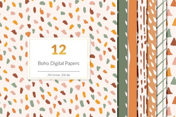 Download Hand Drawn Boho Patterns - Premium Resources