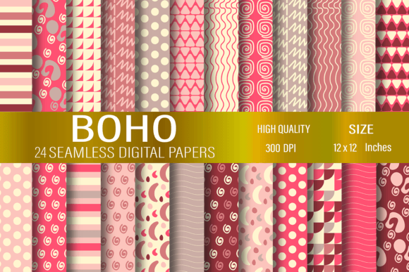 Download Boho Digital Papers - Premium Resources