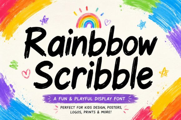 Download Rainbow Scribble - Scribble Collection