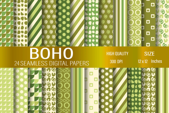 Download Boho Digital Papers - Premium Resources